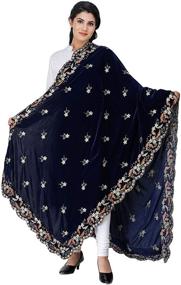 img 3 attached to Exotic India Dupatta Amritsar Embroidered