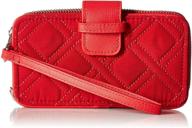 👜 stylish and practical vera bradley smartphone wristlet microfiber women's handbags & wallets logo