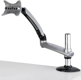 img 2 attached to 💻 Silver Cotytech Spring Arm Clamp Base: The Ultimate Expandable Apple Desk Mount