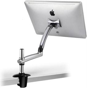 img 3 attached to 💻 Silver Cotytech Spring Arm Clamp Base: The Ultimate Expandable Apple Desk Mount