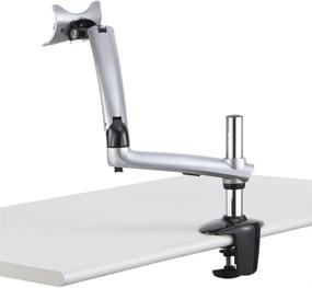 img 1 attached to 💻 Silver Cotytech Spring Arm Clamp Base: The Ultimate Expandable Apple Desk Mount