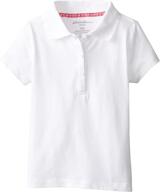 eddie bauer girls' polo shirt: explore more styles! logo