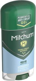 img 3 attached to 🌿 Mitchum Men's Unscented Gel Deodorant, 2.25oz, Pack of 2