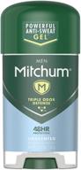 🌿 mitchum men's unscented gel deodorant, 2.25oz, pack of 2 logo