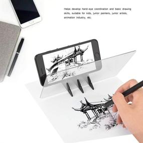 img 3 attached to Transforming Art with DIY Drawing Tracing Pad: Acrylic Comic Reflection Optical Drawing Board for Mobile Phone, Tablet & Computer Projection Copying Station – Ideal Gift for Kids, Students, Sketching