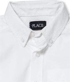 img 3 attached to 👔 Children's Place Sleeve Uniform Oxford Boys' Clothing - Tops, Tees & Shirts