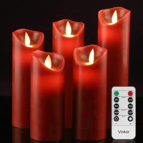 img 4 attached to Vinkor Flameless Candles Battery Operated Candles 4&#34