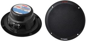 img 1 attached to 🔊 Pyle Marine Receiver Speaker Kit - Premium 4-Channel Amplifier with Waterproof 6.5” Speakers (4), MP3/iPod Compatibility, Remote Control, and Power Protection - PLMRKT4B
