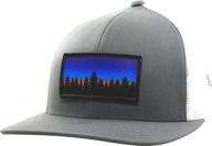 🌅 tree line sunset lindo trucker hat логотип