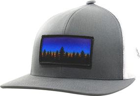 img 4 attached to 🌅 Tree Line Sunset LINDO Trucker Hat