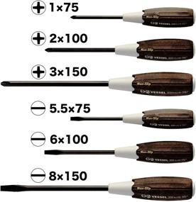 img 3 attached to Инструмент для работы с деревом VESSEL No 3006CS отвертка Wood Compo 6 шт.