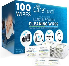 img 4 attached to 🧻 100 Individually Wrapped Care Touch Lens Cleaning Wipes - Ideal for Eyeglasses, Tablets, Camera Lenses, Screens, Keyboards, and Delicate Surfaces