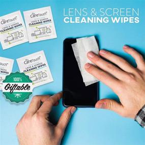 img 3 attached to 🧻 100 Individually Wrapped Care Touch Lens Cleaning Wipes - Ideal for Eyeglasses, Tablets, Camera Lenses, Screens, Keyboards, and Delicate Surfaces