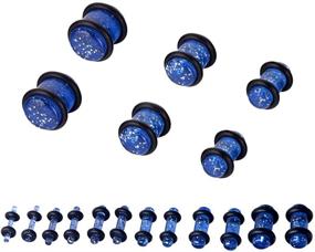 img 2 attached to 🌈 Oyaface 54PC Gauges Kit for Ear Stretching - 14G-00G Acrylic Spiral Tapers Plugs Body Piercing Set