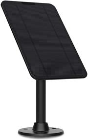 img 2 attached to 🌞 [2021 Updated Version] 4w 5V Solar Panel for Wyze Cam Outdoor - Includes Secure Wall Mount, 13.1ft Power Cable (1-Pack) - Not Compatible with Wyze V3/V2/Pan