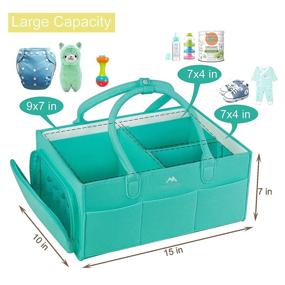 img 3 attached to Organizer Portable Nursery Dustproof Changing