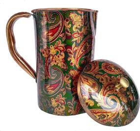 img 1 attached to 🍶 Printed Pitcher Tumbler by Rastogi Handicrafts