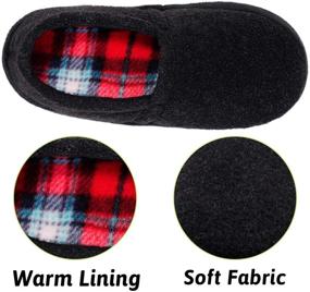 img 2 attached to MIXIN Memory Foam Outdoor Boys' Slippers Shoes