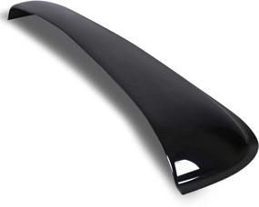 img 4 attached to 🚗 Enhance Your Ride: ICBEAMER 35.6" 880mm Universal Fit Auto Moon Sunroof Wind Deflector in Black Dark Smoke - Smooth and Waterproof Tape Included
