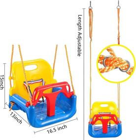 img 3 attached to EVERKING Toddler Anti Flip Detachable Playground