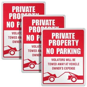 img 4 attached to 🚧 Weatherproof Aluminum Parking Property Violators