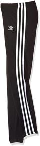 img 2 attached to Adidas Originals Girls Stripes Leggings Girls' Clothing in Leggings