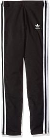 img 3 attached to Adidas Originals Girls Stripes Leggings Girls' Clothing in Leggings