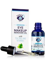 img 4 attached to 🌿 Gentle, Waterproof Eye Makeup Remover - Moisturizing and Organic with Vitamin E and Tea Tree Oil: Perfect Solution for Dry, Itchy Eyelids and Irritated Eyes (1-Pack)