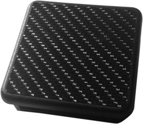 img 3 attached to 🚚 LFPartS 1.25-Inch Trailer Hitch Cover Plug Insert - Carbon Fiber Design for Receivers