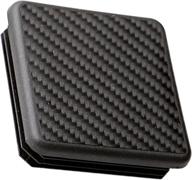 π lfparts 1.25-inch trailer hitch cover plug insert - carbon fiber design for receivers logo