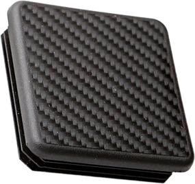 img 4 attached to 🚚 LFPartS 1.25-Inch Trailer Hitch Cover Plug Insert - Carbon Fiber Design for Receivers