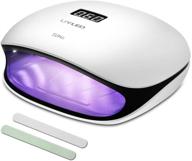 salon-quality 48w uv led gel nail lamp by cchome - professional nail dryer for gel polish with 4 timer settings, automatic sensor & nail art tools for perfect manicure logo