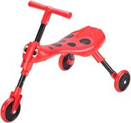 discover the convenience of the scuttlebug foldable ride walking tricycle logo