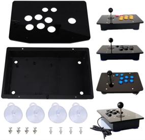 img 4 attached to Enhance Your Arcade Game with ZJchao Acrylic Panel and Case DIY Set Kits Replacement