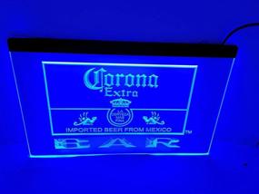 img 1 attached to 🍺 Corona Bar Beer Extra LED Neon Light Sign Man Cave 418-B: The Perfect Addition to Your At-Home Bar