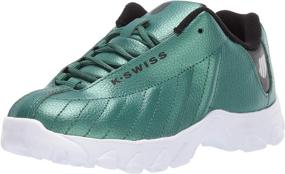 img 4 attached to K Swiss ST 329 Sneaker Metallic Little Boys' Shoes