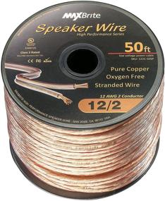 img 2 attached to 🔊 Power up Your Audio System with 12 Gauge High Performance Speaker Wire - Oxygen Free Pure Copper | UL Listed Class 2 (50 Feet Spool)