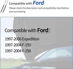img 3 attached to 🔧 OTUAYAUTO Front Hood Shock Struts, 4478 SG404016 Hood Lift Support Replacement for Ford Expedition 1997-2006, F150 F250 1997-2004 - Pack of 2