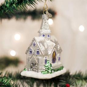 img 3 attached to 🏰 Коллекция рождественских церквей Old World Christmas: Изысканные стеклянные украшения для блестящей елки в соборном стиле.