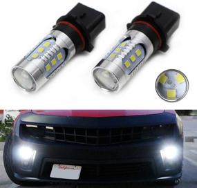 img 4 attached to 🚗 Улучшите освещение вашего автомобиля с помощью фар iJDMTOY P13W High Power LED - идеально подходят для Chevrolet Camaro, Mazda CX-5, Audi A4/S4/Q5 и многих других!