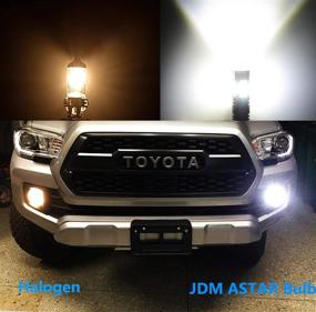 img 3 attached to Высокомощная LED лампа для противотуманных фар 881 от JDM ASTAR - яркий белый цвет, максимальная мощность 30 Вт.