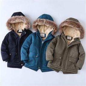 img 3 attached to Mud Kingdom Hooded Toddler Windproof Boys' Clothing : Jackets & Coats