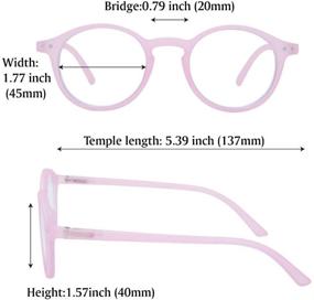 img 1 attached to 👀 EYEGUARD Teens & Kids Blue Light Blocking Glasses for Gaming, TV & Computer | Anti-Eyestrain Eyeglasses (Age 9-12)