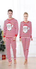 img 3 attached to Benaive Matching Family Christmas Pajamas Set: Festive Sleepwear for Boys, Girls, Women, and Men