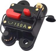 🛡️ smseace 150a manual reset circuit breaker for auto, car, marine, boat motor, audio, inline fuse - waterproof protection for electrical equipment - multiple current options (d-012-150a) logo