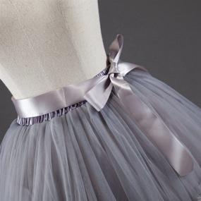 img 2 attached to 👗 Darkgray FOLOBE Layered Princess Petticoat for Women's Clothing