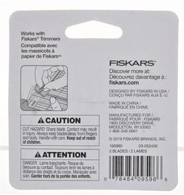 img 2 attached to Fiskars Personal Paper Trimmer Replacement Blades - Pack of 2