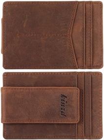 img 4 attached to Men's Magnetic Money Wallet - Enhancing Wallets, Card Cases & Money Organizers