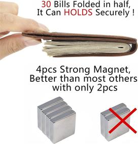 img 2 attached to Men's Magnetic Money Wallet - Enhancing Wallets, Card Cases & Money Organizers