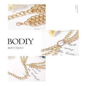 img 2 attached to Bodiy Layered Chains Bikini Jewelry